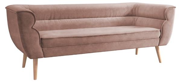 Sofa Bal 3 Hellrosa