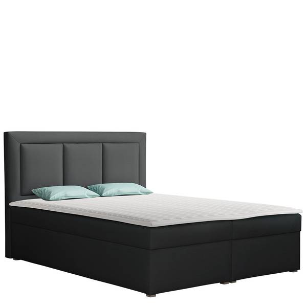Boxspringbett Moden 1 Anthrazit - Liegefläche Breite: 140 cm