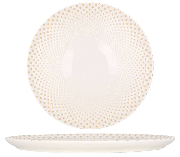 Pizza Teller Punto  2er set Porzellan - 32 x 2 x 32 cm