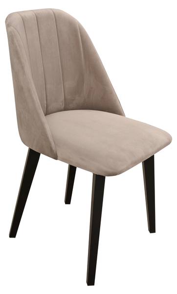Stuhl MONTI 3 (2er Set) Schwarz - Perlweiß - 48 x 83 x 47 cm