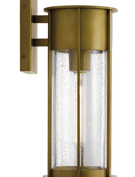 Wandleuchte ELLIE Messing Matt - Silber / Grau - Silbergrau - Durchsichtig