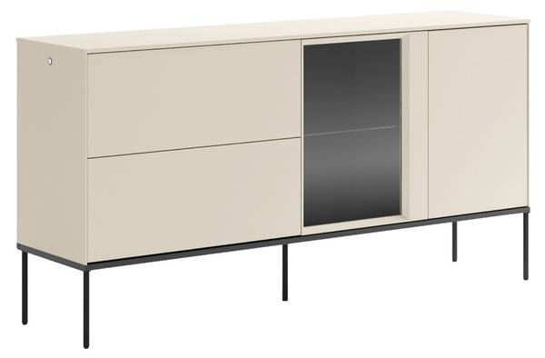 Sideboard BELLEZO Weiß - Melamin - 166 x 85 x 41 cm