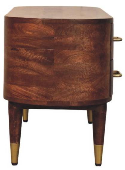 TV Lowboard Valenza Braun - Mango - 110 x 48 x 35 cm