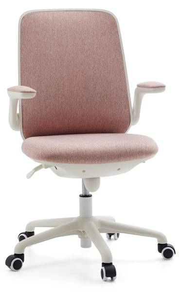 Kinderdrehstuhl Swivelo Pink - Polyester - 60 x 99 x 60 cm