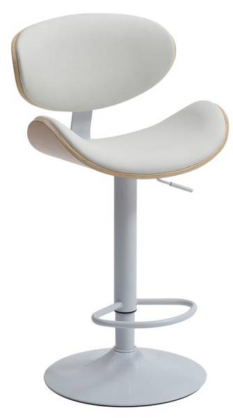 Barhocker MONTENEGRO 2er-Set Beige - Kunstleder - 46 x 111 x 49 cm