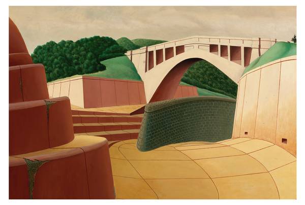 Fototapete Idyll 104 x 70 cm
