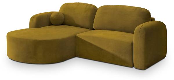 Ecksofa AMILIA M Gelb