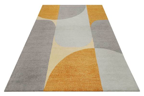 Kurzflorteppich Backup Gelb - Polyester - 110 x 2 x 170 cm