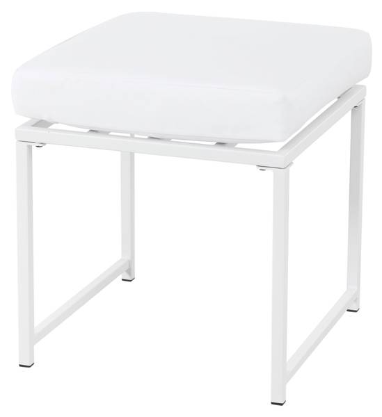 Garten-Essgruppe Hannah (7-teilig) Schwarz - Braun - Weiß - Glas - Metall - 117 x 74 x 117 cm