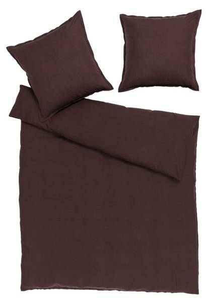 Housse de duvet FLIMS Marron foncé - 160 x 210 cm