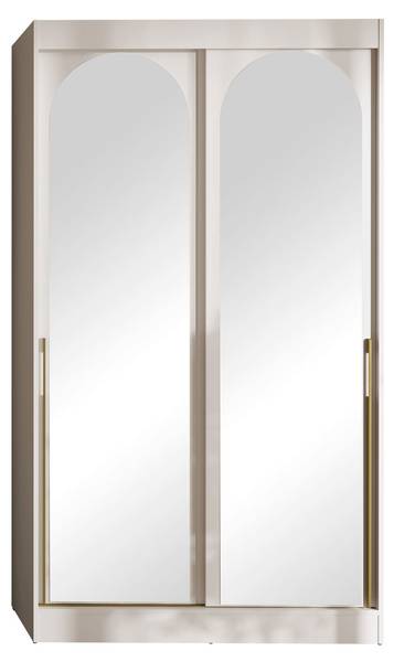 Kleiderschrank Modin Beige - Gold