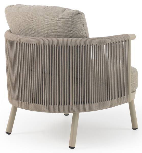 Sessel 11353 Beige - Metall - 70 x 70 x 87 cm