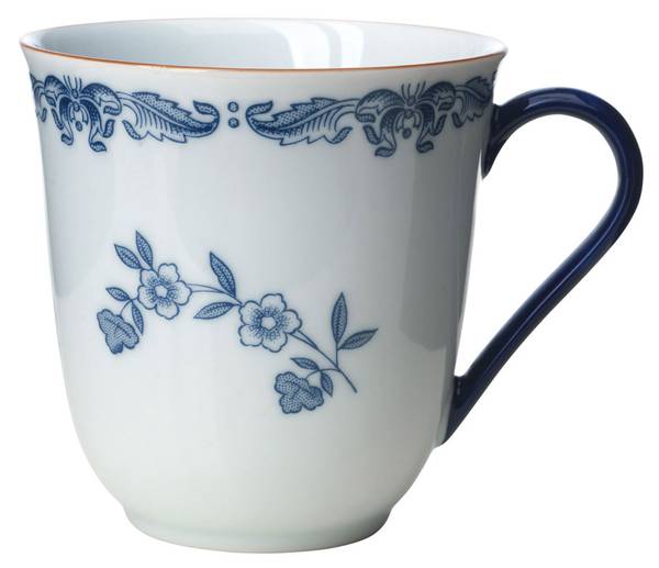 Becher Ostindia 2er Set Blau - Porzellan - 12 x 9 x 9 cm