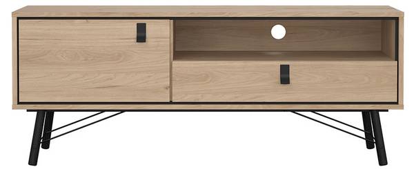 TV tafel Ry bruin - deels massief hout - 151 x 60 x 40 cm