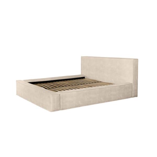 Polsterbett MUMMO Creme - Breite: 200 cm