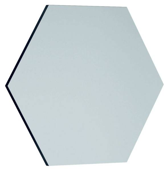 Spiegel Parvati Schwarz - Holzwerkstoff - 70 x 60 x 2 cm