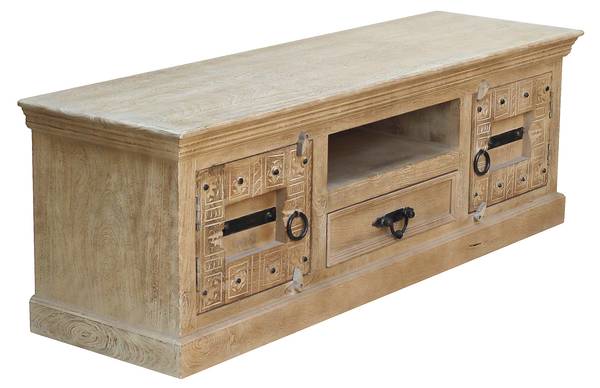 DAIPUR Lowboard Ingvar Braun - Mango - 150 x 50 x 45 cm