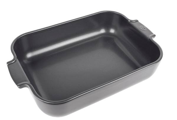 AUFLAUFFORM Appolia 36cm Grau Keramik Grau - Keramik - 26 x 1 x 41 cm