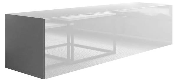 TV-Schrank 150 COLGANTE Weiß - Holzwerkstoff - 150 x 36 x 40 cm