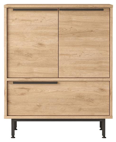 Sideboard OCEAN SB75 3D Beige - Melamin - 75 x 90 x 36 cm