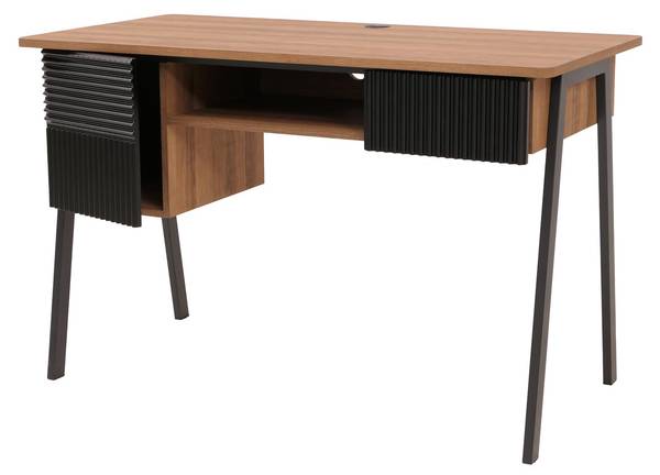 Schreibtisch O40 Beige - Metall - Holz teilmassiv - 120 x 78 x 60 cm