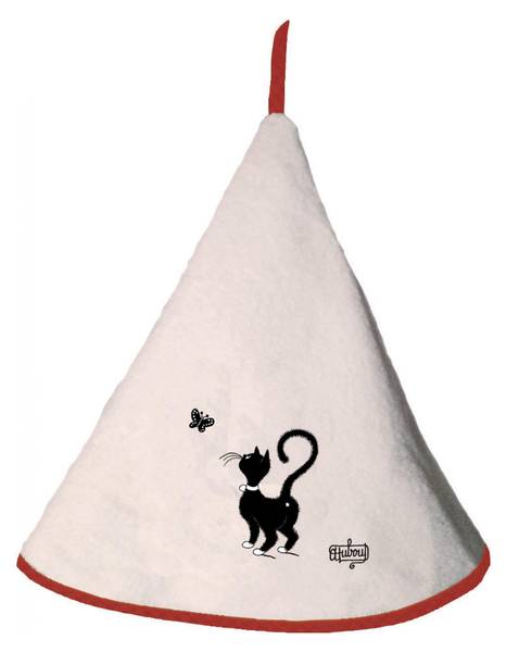 Handtuch Dubout Chat papillon Weiß - Textil