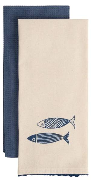 Küchentücher NILGI 2er-Set Textil - 45 x 1 x 65 cm