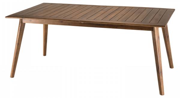 Gartentisch VICTOIRE Braun - Akazie - 100 x 75 x 180 cm