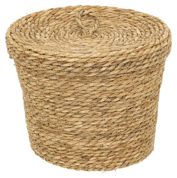 Runden Körben LITTLE COTTAGE 9er-Set Beige - Naturfaser - 14 x 10 x 14 cm