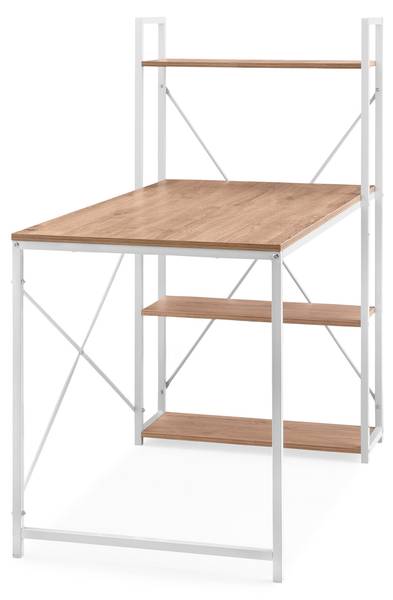 Schreibtisch Easy Up3 Braun - Holzwerkstoff - 60 x 72 x 120 cm