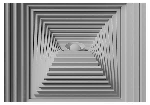 Papier peint intissé 3D Log 100 x 70 cm