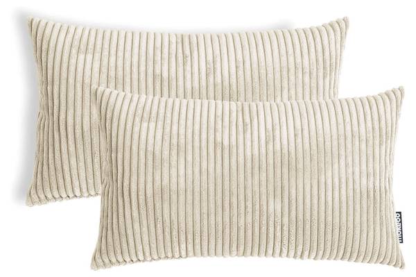Sofakissen Rest 2er-Set Beige