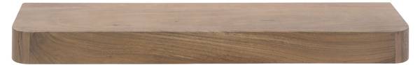 Wandregal CARVE Braun - Holz teilmassiv - 100 x 8 x 25 cm