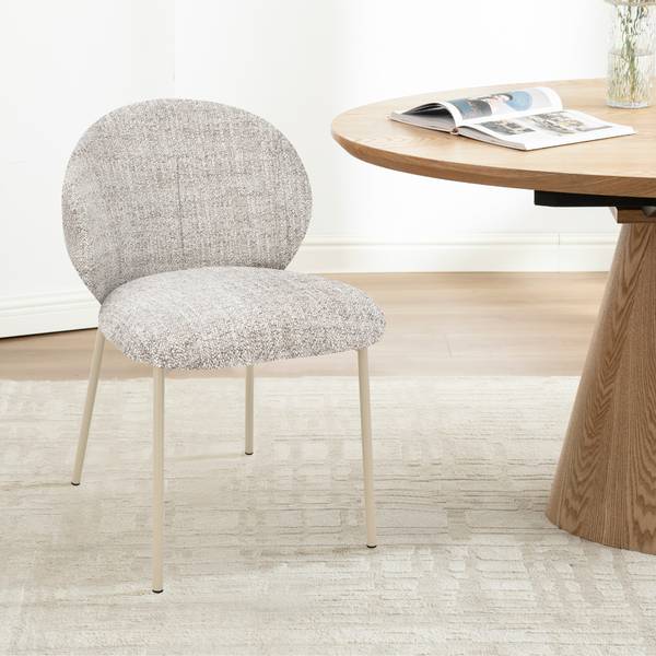 Stühle AMBRE 2er-Set Beige - Webstoff - 48 x 80 x 60 cm