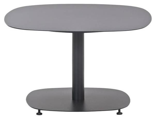 Bijzettafel Kariko grijs - aluminium - 70 x 43 x 70 cm