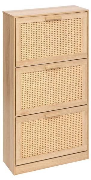 Schuhregal DRAWY Beige - Holzwerkstoff - 60 x 113 x 24 cm