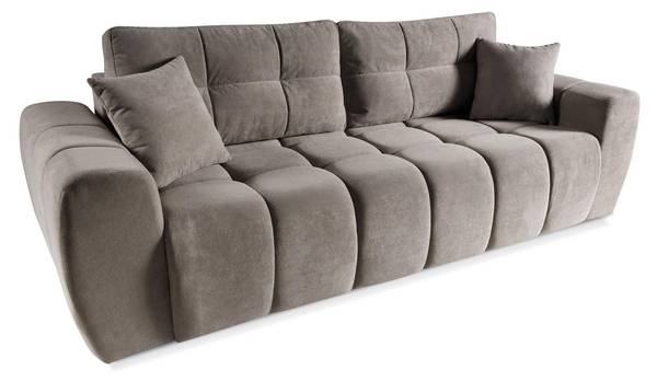 Sofa FUTU Braun - Holzwerkstoff - 263 x 93 x 105 cm