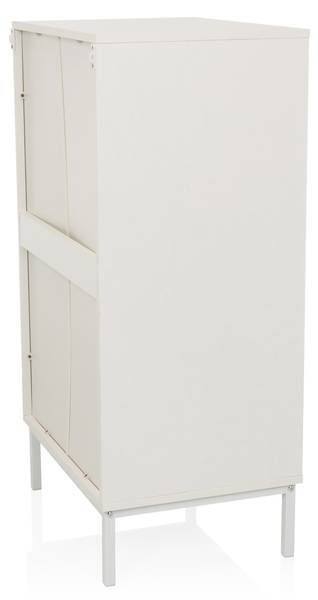Kommode BJORDAL Weiß - Holzwerkstoff - 40 x 100 x 55 cm