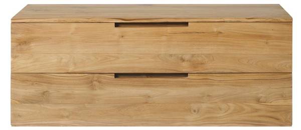 Waschbeckenunterschrank BIMBING Beige - Holz teilmassiv - 115 x 45 x 45 cm