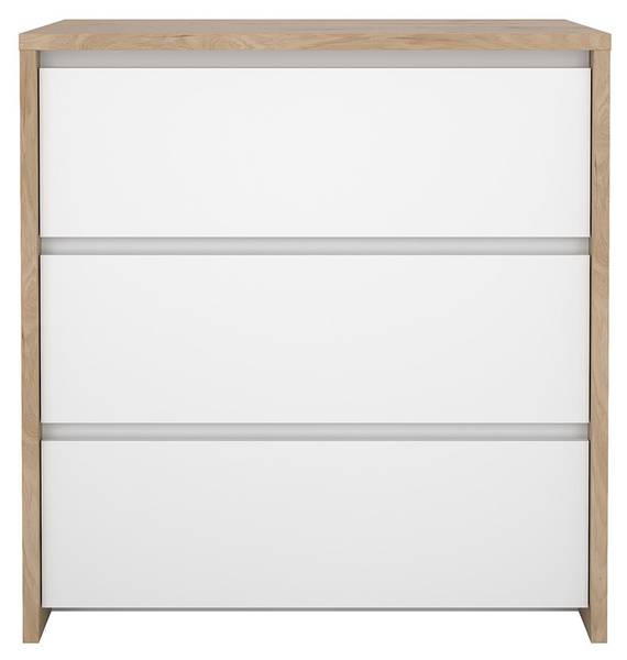 Kommode Next Weiß - Holz teilmassiv - 80 x 84 x 48 cm