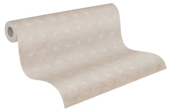 Vliestapete 380292-GU Beige - Kunststoff - 53 x 1 x 1005 cm