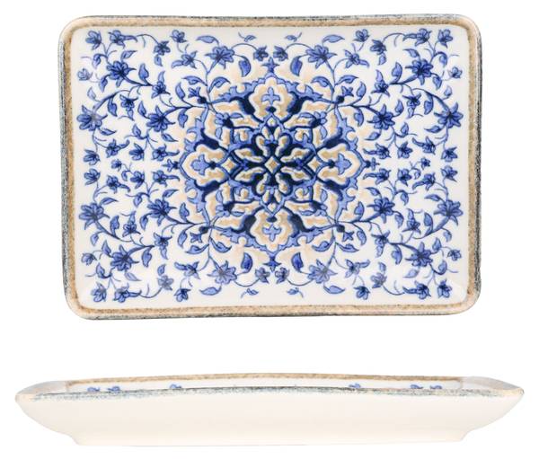 Servierschale Tile Legacy 2er set Porzellan - 18 x 2 x 18 cm