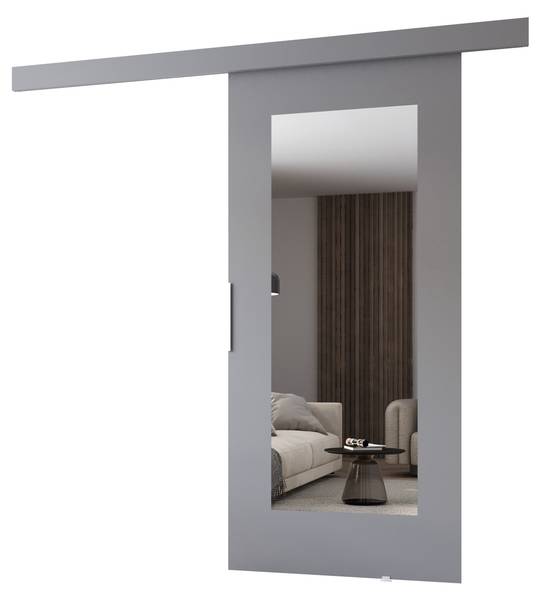 Schiebetür CLEAN I Grau - 106 x 106 cm