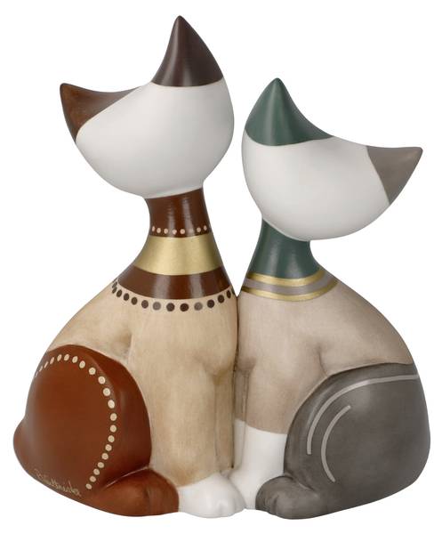 Figur R. Wachtmeister Mira e Mio Porzellan - 7 x 14 x 12 cm