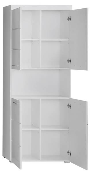 Hochschrank ALTENA-19-1 Weiß - Holzwerkstoff - 73 x 190 x 31 cm