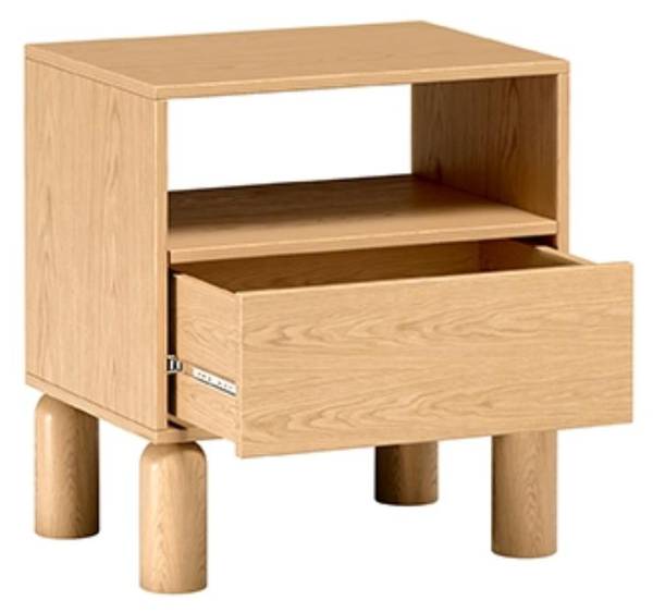 Nachttisch SANDEN Braun - Holzwerkstoff - 55 x 60 x 41 cm