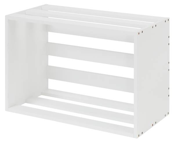 Beistelltisch Rønde Weiß - Holzwerkstoff - 64 x 43 x 33 cm
