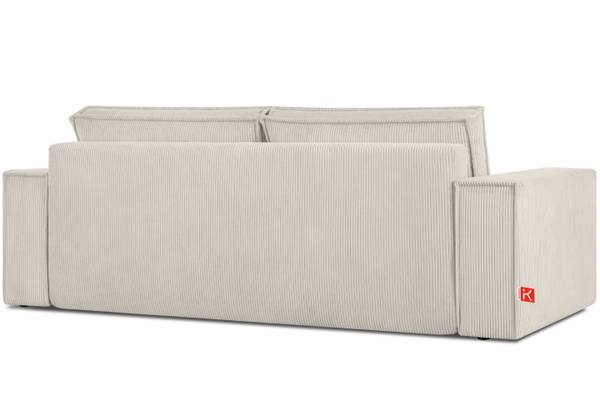 Bank NAPI (3 zitsbank) crèmewit - Breedte: 244 cm