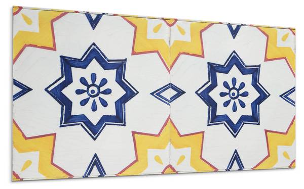 Klebepaneele Stern Geo 100 x 50 cm