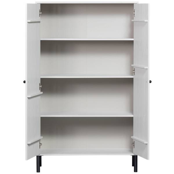 Schrank Xina Blau - Kiefer - 90 x 149 x 40 cm